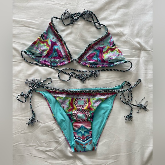Camilla Other - Camilla tribal multi print bikini set